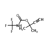 CAS#: 130138-79-3， 2-Methyl-3-Butyn-2-Yl (Trifluoromethyl)Carbamate