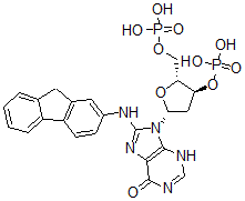 CAS#: 130281-89-9， [(2R,3S,5R)-5-[8-(9H-Fluoren-2-Ylamino)-6-Oxo-3H-Purin-9-Yl]-2-(Phosphonooxymethyl)Oxolan-3-Yl] Dihydrogen Phosphate