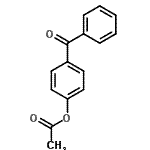 结构式 CAS# 13031-44-2, 4-苯甲酰基苯基乙酸酯