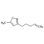CAS#: 130628-67-0， 5-Methyl-3-(4-Penten-1-Yl)-1,2-Oxazole