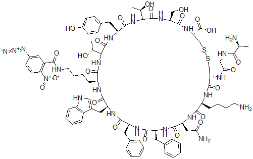 CAS#: 130772-41-7， 9-(N6-(5-Azido-2-Nitrobenzyl)-L-Lysine)-11-L-Tyrosinesomatostatin