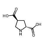 CAS#: 130830-77-2， (2R,4S)-2,4-Pyrrolidinedicarboxylic Acid