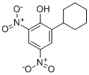 structure of CAS# 131-89-5, 2-Cyclohexyl-4,6-Dinitrophenol;2-Cyclohexyl-4,6-Dinitro-Phenol;Rcra Waste Number P034;Nsc403662
