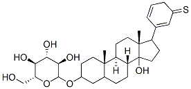 CAS#: 131073-99-9， 17beta-(3'-Thiophenyl)-5beta-androstane-3beta,14beta-diol 3-D-glucopyranoside