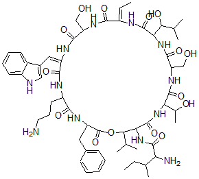 CAS#: 131086-54-9， Janthinocin C