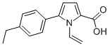 structure of CAS# 131172-67-3, 1-Ethenyl-5-(4-Ethylphenyl)Pyrrole-2-Carboxylic Acid;5-(4-Ethylphenyl)-1-Vinyl-Pyrrole-2-Carboxylate;5-(4-Ethylphenyl)-1-Vinyl-2-Pyrrolecarboxylate;Zinc00259216
