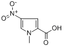 structure of CAS# 13138-78-8, 1-Methyl-4-Nitro-1H-Pyrrole-2-carboxylic Acid;1-METHYL-4-NITRO-1H-PYRROLE-2-CARBOXYLIC ACID