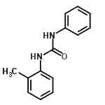 结构式 CAS# 13140-49-3, 1-(2-甲基苯基)-3-苯基脲