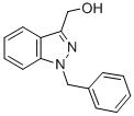 structure of CAS# 131427-21-9, 1-(Phenylmethyl)-1H-Indazole-3-Methanol;1-BENZYL-3-HYDROXYMETHYL-1H-INDAZOLE;(1-Benzyl-1H-Indazol-3-Yl)Methanol