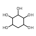 structure of CAS# 131435-06-8, 1,2,3,4,5-Cyclohexanepentol;(+)-epi-Quercitol;(1r,2s,4r,5s)-cyclohexane-1,2,3,4,5-pentol;1,2,3,4,5-Cyclohexanepentol #