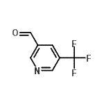 结构式 CAS# 131747-67-6, 5-(三氟甲基)烟醛