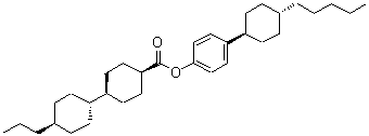 structure of CAS# 131790-57-3, 4-(trans-4-Pentylcyclohexyl)Phenyl (1R,1'S,4R,4'S)-4'-Propyl-1,1'-Bi(Cyclohexyl)-4-Carboxylate;TRANS,TRA<wbr>NS-4-(TRA<wbr>NS-4-PENT<wbr>YLCYCLOHE<wbr>XYL)-PHEN<wbr>YL4-PROPY<wbr>LBICYCLOH<wbr>EXYL-4-CA<wbr>RBOXYLATE