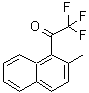 structure of CAS# 131831-98-6, 2,2,2-Trifluoro-1-(2-Methyl-1-Naphthyl)Ethanone;1-(2-methylnaphthyl) trifluoromethyl ketone