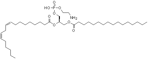 CAS#: 13206-00-3， 2-Linoleoyl-1-palmitoyl-sn-glycero-3-phosphoethanolamine