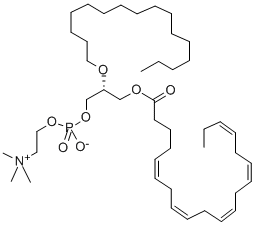 CAS#: 132196-28-2， (7R,13Z,16Z,19Z,22Z,25Z)-7-[(Hexadecyloxy)Methyl]-4-Hydroxy-N,N,N-Trimethyl-9-Oxo-3,5,8-Trioxa-4-Phosphaoctacosa-13,16,19,22,25-Pentaen-1-Aminium Inner Salt 4-Oxide