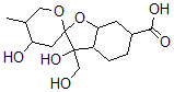 CAS#: 132282-96-3， 3,4'-Dihydroxy-3-(Hydroxymethyl)-5'-Methylspiro[3a,4,5,6,7,7a-Hexahydro-1-Benzofuran-2,2'-Oxane]-6-Carboxylic Acid