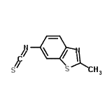 CAS#: 13242-99-4， 6-Isothiocyanato-2-Methyl-1,3-Benzothiazole