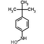 CAS#: 13252-73-8， N-Hydroxy-4-(2-Methyl-2-Propanyl)Aniline