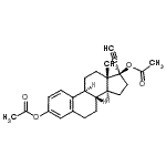CAS#: 13258-68-9， (17beta)-17-Ethynylestra-1,3,5(10)-Triene-3,17-Diyl Diacetate