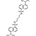CAS#: 13285-10-4， N,N'-1,4-Butanediylbis[5-(Dimethylamino)-1-Naphthalenesulfonamide]