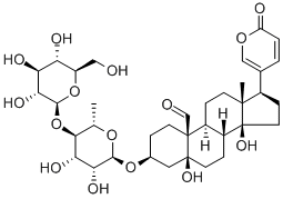 structure of CAS# 13289-18-4, Hellebrin;3-[3,4-Dihydroxy-6-Methyl-5-[3,4,5-Trihydroxy-6-(Hydroxymethyl)Tetrahydropyran-2-Yl]Oxy-Tetrahydropyran-2-Yl]Oxy-5,14-Dihydroxy-13-Methyl-17-(6-Oxopyran-3-Yl)-2,3,4,6,7,8,9,11,12,15,16,17-Dodecahydro-1H-Cyclopenta[A]Phenanthrene-10-Carbaldehyde;3-[[3,4-Dihydroxy-6-Methyl-5-[[3,4,5-Trihydroxy-6-(Hydroxymethyl)-2-Tetrahydropyranyl]Oxy]-2-Tetrahydropyranyl]Oxy]-5,14-Dihydroxy-13-Methyl-17-(6-Oxo-3-Pyranyl)-2,3,4,6,7,8,9,11,12,15,16,17-Dodecahydro-1H-Cyclopenta[A]Phenanthrene-10-Carboxaldehyde;3-[3,4-Dihydroxy-6-Methyl-5-(3,4,5-Trihydroxy-6-Methylol-Tetrahydropyran-2-Yl)Oxy-Tetrahydropyran-2-Yl]Oxy-5,14-Dihydroxy-17-(6-Ketopyran-3-Yl)-13-Methyl-2,3,4,6,7,8,9,11,12,15,16,17-Dodecahydro-1H-Cyclopenta[A]Phenanthrene-10-Carbaldehyde