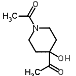 CAS#: 132945-52-9， 1,1'-(4-Hydroxy-1,4-Piperidinediyl)Diethanone