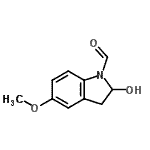 CAS#: 13303-70-3， 2-Hydroxy-5-Methoxy-1-Indolinecarbaldehyde