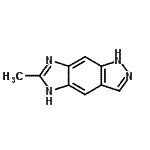 CAS#: 133032-24-3， 6-Methyl-1,5-Dihydroimidazo[4,5-f]Indazole