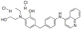 CAS#: 133041-49-3， 2-[2-Hydroxyethyl-[4-[[4-(Quinolin-4-Ylamino)Phenyl]Methyl]Phenyl]Amino]Ethanol Dihydrochloride