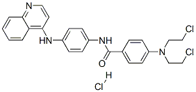 CAS#: 133041-57-3， 4-[Bis(2-Chloroethyl)Amino]-N-[4-(Quinolin-4-Ylamino)Phenyl]Benzamide Hydrochloride