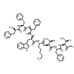 CAS#: 133073-82-2， D-Phenylalanyl-L-Phenylalanyl-L-Phenylalanyl-D-Tryptophyl-L-Lysyl-L-Threonyl-L-Phenylalanyl-L-Threoninamide