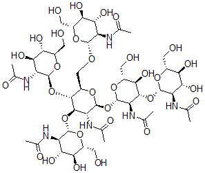 CAS#: 13319-33-0， N-Acetylglucosamine Hexasaccharide 1-4
