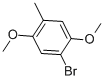 structure of CAS# 13321-74-9, 1-Bromo-2,5-Dimethoxy-4-Methyl-Benzene;1-BROMO-2,5-DIMETHOXY-4-METHYLBENZENE;4-BROMO-2,5-DIMETHOXYTOLUENE