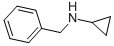 structure of CAS# 13324-66-8, N-Benzylcyclopropylamine;Benzyl-Cyclopropyl-Amine;Brn 2715888;N-Cyclopropylbenzylamine
