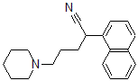 CAS#: 13326-35-7， alpha-(3-Piperidinopropyl)-1-Naphthaleneacetonitrile