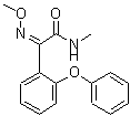 结构式 CAS# 133408-51-2, (2Z)-2-(甲氧基亚胺)-N-甲基-2-(2-苯氧基苯基)乙酰胺
