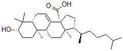 CAS#: 133621-76-8， (3S,5R,9R,10R,13R,14S,17R)-3-Hydroxy-4,4,10,13-Tetramethyl-17-[(2R)-6-Methylheptan-2-Yl]-2,3,5,6,9,11,12,15,16,17-Decahydro-1H-Cyclopenta[a]Phenanthrene-14-Carboxylic Acid