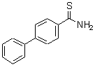 结构式 CAS# 13363-50-3, 4-联苯硫代甲酰胺
