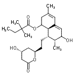CAS#: 133645-46-2， (7R,8S,8aR)-6-Hydroxy-8-{2-[(2R,4R)-4-Hydroxy-6-Oxotetrahydro-2H-Pyran-2-Yl]Ethyl}-3,7-Dimethyl-1,2,6,7,8,8A-Hexahydro-1-Naphthalenyl 2,2-Dimethylbutanoate