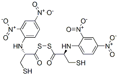 CAS#: 133694-79-8， (2S)-2-[(2,4-Dinitrophenyl)Amino]-3-[2-[(2,4-Dinitrophenyl)Amino]-3-Hydroxy-3-Oxopropyl]Disulfanylpropanoic Acid