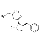 CAS#: 133729-84-7， (4S)-4-Benzyl-3-[(3S)-3-Methylpentanoyl]-1,3-Oxazolidin-2-One