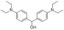结构式 CAS# 134-91-8, 4-(二乙基氨基)-alpha-[4-(二乙基氨基)苯基]-苯甲醇
