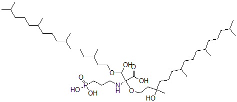 CAS#: 134044-67-0， (2R)-3-Hydroxy-2-(3-Hydroxy-3,7,11,15-Tetramethylhexadecoxy)-2-(3-Phosphonopropylamino)-3-(3,7,11,15-Tetramethylhexadecoxy)Propanoic Acid