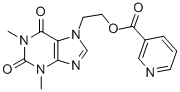 CAS#: 13425-39-3， 2-(1,2,3,6-Tetrahydro-1,3-Dimethyl-2,6-Dioxo-7H-Purin-7-Yl)Ethyl Nicotinate