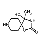 CAS#: 134347-95-8， 4-Hydroxy-4-Methyl-1-Oxa-3,8-Diazaspiro[4.5]Decan-2-One