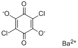 structure of CAS# 13435-46-6, 2,5-Dichloro-3,6-Dihydroxy-2,5-Cyclohexadiene-1,4-Dione Barium Salt (1:1);Barium(+2) Cation;2,5-Dichloro-3,6-Dioxo-Cyclohexa-1,4-Diene-1,4-Diolate;Barium(+2) Cation;2,5-Dichloro-3,6-Diketo-Cyclohexa-1,4-Diene-1,4-Diolate;St5409694