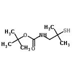 CAS#: 134362-01-9， 2-Methyl-2-Propanyl (2-Methyl-2-Sulfanylpropyl)Carbamate