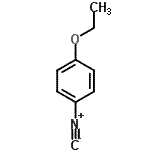 结构式 CAS# 134420-06-7, 1-乙氧基-4-异氰基苯