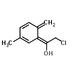 CAS#: 134528-82-8， (1E)-2-Chloro-1-(3-Methyl-6-Methylene-2,4-Cyclohexadien-1-Ylidene)Ethanol