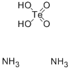 structure of CAS# 13453-06-0, Telluric Acid Ammonium Salt (1:2);Ammonium Tellurate ((Nh4)2Teo4);Ammonium Tellurate(Vi) ((Nh4)2Teo4);Ammonium Tellurate(Vi) (6Ci)